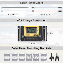 JJN 9BB Solar Panel 12V 300w Solar Panels Kit Monocrystalline High Efficiency