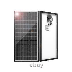 JJN 9BB Solar Panels 12V 100 Watt Monocrystalline Solar Panel High Efficiency