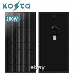 Kosta 200W 12V Monocrystalline Solar Panel for Marine RV and Off-grid Systems