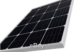LCS Solar Panel 200 Watts 2pcs 100W Monocrystalline 12 Volt RV Boat Off Grid 24V