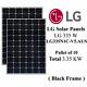 Lg Solar Panels 335 Watt- Lg335n1c-v5. Aus. Pallet Of 10 Lg Neon 2 Series