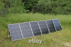 LION ENERGY Solar Panel 100 Watt portable easy carry handle and foldable