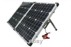 Mighty Max 100 Watt 12V Monocrystalline Foldable Solar Suitcase + 10A Controller