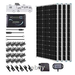 NEW 400 Watts 12 Volts Monocrystalline Solar RV Kit Off-Grid Kit with Adve