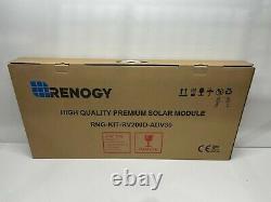 (NEW) Renogy 200 Watts 12 Volts Monocrystalline RV Solar Panel Kit