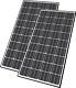 Nature Power 50262 330 Monocrystalline Solar Kit Includes (2) 165 Watt Panels, B