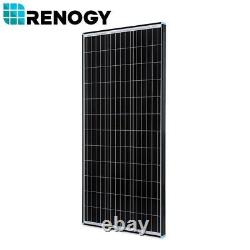 New Design Renogy 100W Watt 12V Volt Monocrystalline Solar Panel With Black Frame