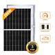 New Solar Panel 200 Watts 2pcs 100w Monocrystalline 12 Volt Rv Boat Off Grid 24v