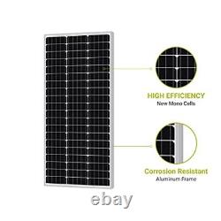 Newpowa 100 Watts Monocrystalline 100W 12V Solar Panel High Efficiency Mono Modu
