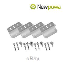 Newpowa 150W Watt 12V Monocrystalline Solar Panel Start Kit