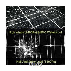 Newpowa 160W(Watt) Solar Panel Monocrystalline 12V High Efficiency PV Module
