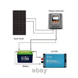 Newpowa 220W Monocrystalline 10BB Cell Solar Panel 220 Watt 12V High Efficien