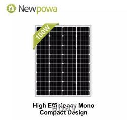 Newpowa 400W Watts 12V Monocrystalline Solar Panel Charging Kit system off grid