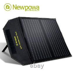 Newpowa 60W Watt 12V Portable Solar Panel Compatible With Normal Solar Generator