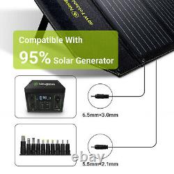 Newpowa 60W Watt 12V Portable Solar Panel Compatible With Normal Solar Generator