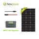 Newpowa 75w Watt 12v Solar Panel +mppt 10a Charge Controller+6ft Extension Cable