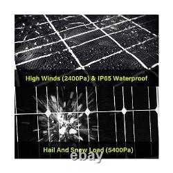 Newpowa 75W(Watt) Solar Panel Monocrystalline12V High Efficiency PV Module Hi