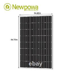 Newpowa Solar Panel 240 Watt Mono 200W for 12V Off-Grid System RV Marine Roof