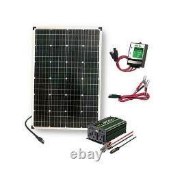 Outdoor Portable Solar Panel 110-Watt Polycrystalline Silicon Weatherproof