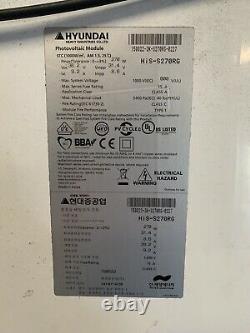Pallet Of Used Hyundai 270 Watt Mono Solar Panels. Free Shipping To Lower 48
