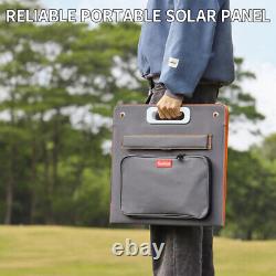 Portable 60W Watts Solar Panel PD 18V Volt Poly Off Grid Battery Charge Foldable