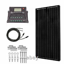 Powereco 100 Watt mono Solar Kit for 12V Battery of RV and Boat100W solar Kits