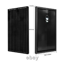 Powereco 100 Watt mono Solar Kit for 12V Battery of RV and Boat100W solar Kits