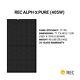 Rec 405watt Aa Black Monocrystalline Solar Panel Most Trusted Brand & Warranty