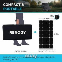 RENOGY SOLAR PANELS 200 Watt Portable System Highest Efficiency FOLDING SUITCASE