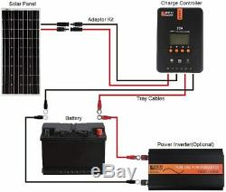 RICH SOLAR 200 Watt 12 Volt Monocrystalline Solar Kit