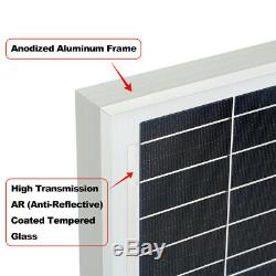 RICH SOLAR 200 Watt 24 Volt Moncrystalline Solar Panel