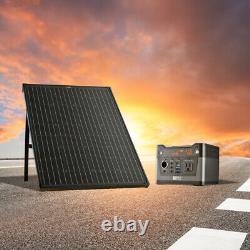 RICH SOLAR 60 Watt 12 Volt Portable Monocrystalline Solar Panel with Kickstand for Portable Power Stations Solar Generators 