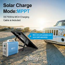 RICH SOLAR 60 Watt 100 Watt 12 Volt Portable Monocrystalline Solar Panel