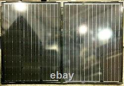 Renogy 100 Watt 12 Volt Monocrystalline Portable Foldable 2Pcs 50W Solar Panel