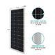 Renogy 100 Watt 12 Volt Monocrystalline Solar Panel (compact Design)