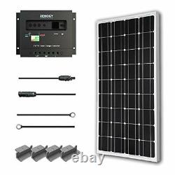 Renogy 100 Watts 12 Volts Monocrystalline Solar Starter Kit with 100W Solar Pan