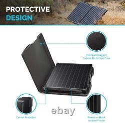 Renogy 100W 12V Foldable Solar Panel Suitcase 100 Watt Off Grid RV Boat