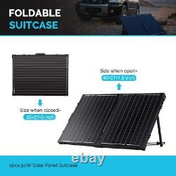 Renogy 100W 12V Foldable Solar Panel Suitcase 100 Watt Off Grid RV Boat