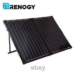 Renogy 100W 12V Foldable Solar Panel Suitcase 100 Watt Off Grid RV Boat Camping