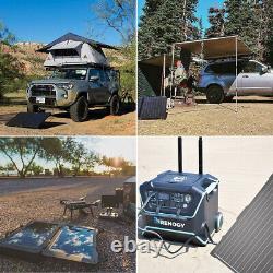 Renogy 100W Watt 12V Volt Monocrystalline Foldable Solar Suitcase RV Camping