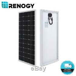 Renogy 100W Watt Mono Solar Panel Bundle Kit With 30A PWM Solar Charge Controller