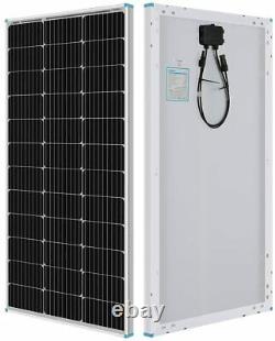 Renogy 12 Volt Solar Panel 100 Watt High-Efficiency Monocrystalline Module PV