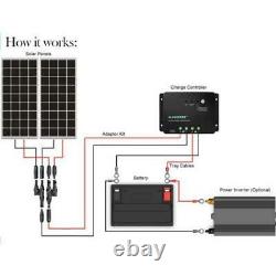 Renogy 200-Watt 12-Volt Monocrystalline Solar Starter Kit for Off-Grid Solar