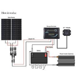 Renogy 200 Watt 12 Volt Solar RV Kit RNG-KIT-RV200D-ADV30