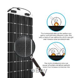 Renogy 248° Flexible 100W Watt 12 Volt Flexible Mono Solar Panel 100W RV Camping