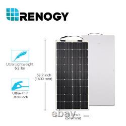 Renogy 350W Watts Solar Flexible Kit 40A 12V/24V MPPT Solar Charge Controller RV