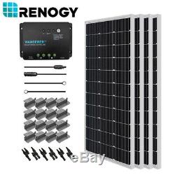 Renogy 400W Watt Solar Panel Starter Kit MPPT Charge Controller System Off Grid