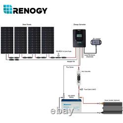 Renogy 400W Watts 12V Mono Solar Panel Premium Kit With 40A MPPT Charge Controller