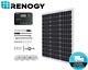 Renogy 50w Watt 12v Mono Solar Panel Kit With 10a 12/24v Pwm Lcd Charge Controller