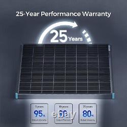 Renogy Bifacial 115 Watt 12 Volt Solar Panel Monocrystalline for RV Off-Grid